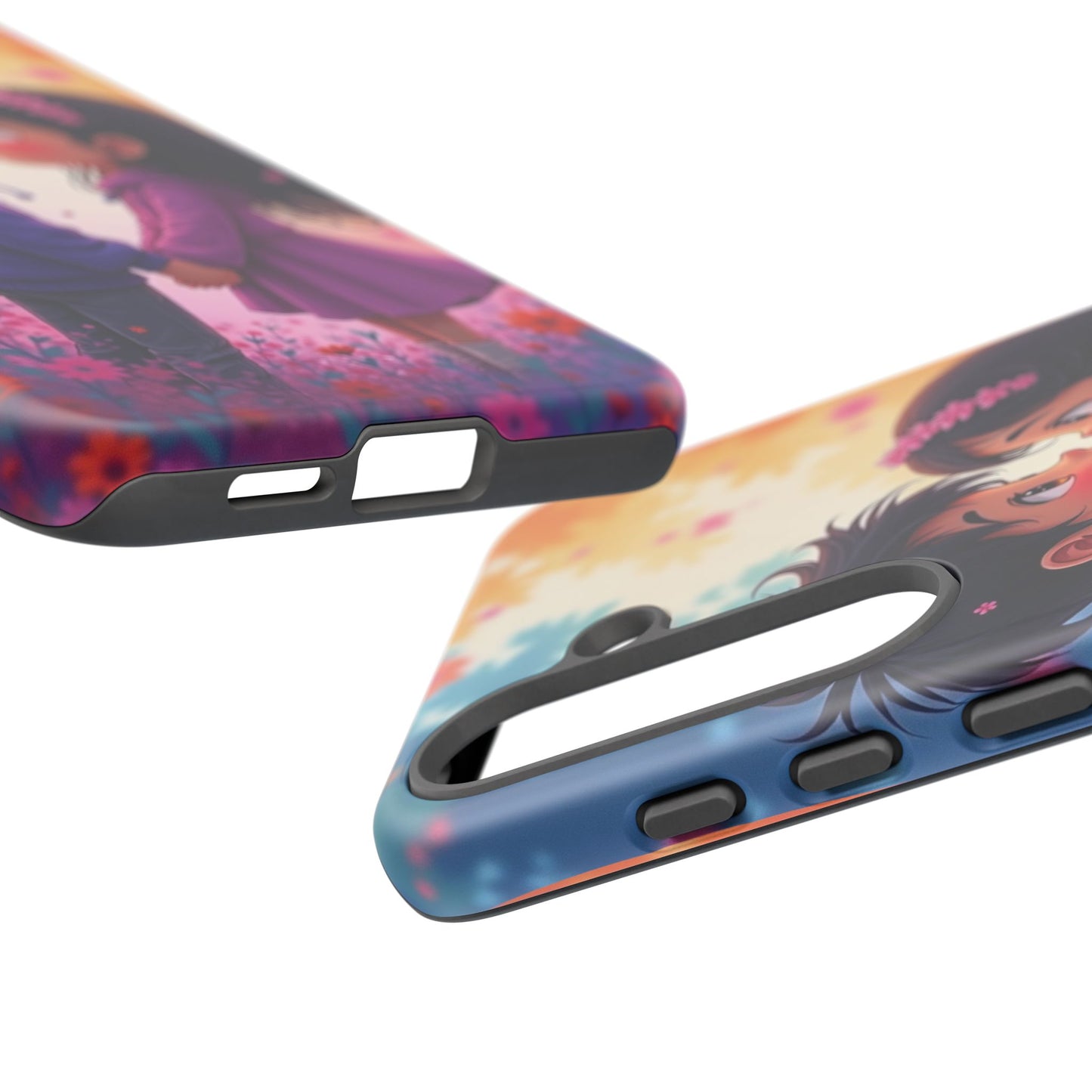 Cute Couple Phone Case - Tough Cases with Romantic Design for Kids and Teens