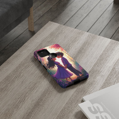 Romantic Phone Case - Cute Couple in Nature Design