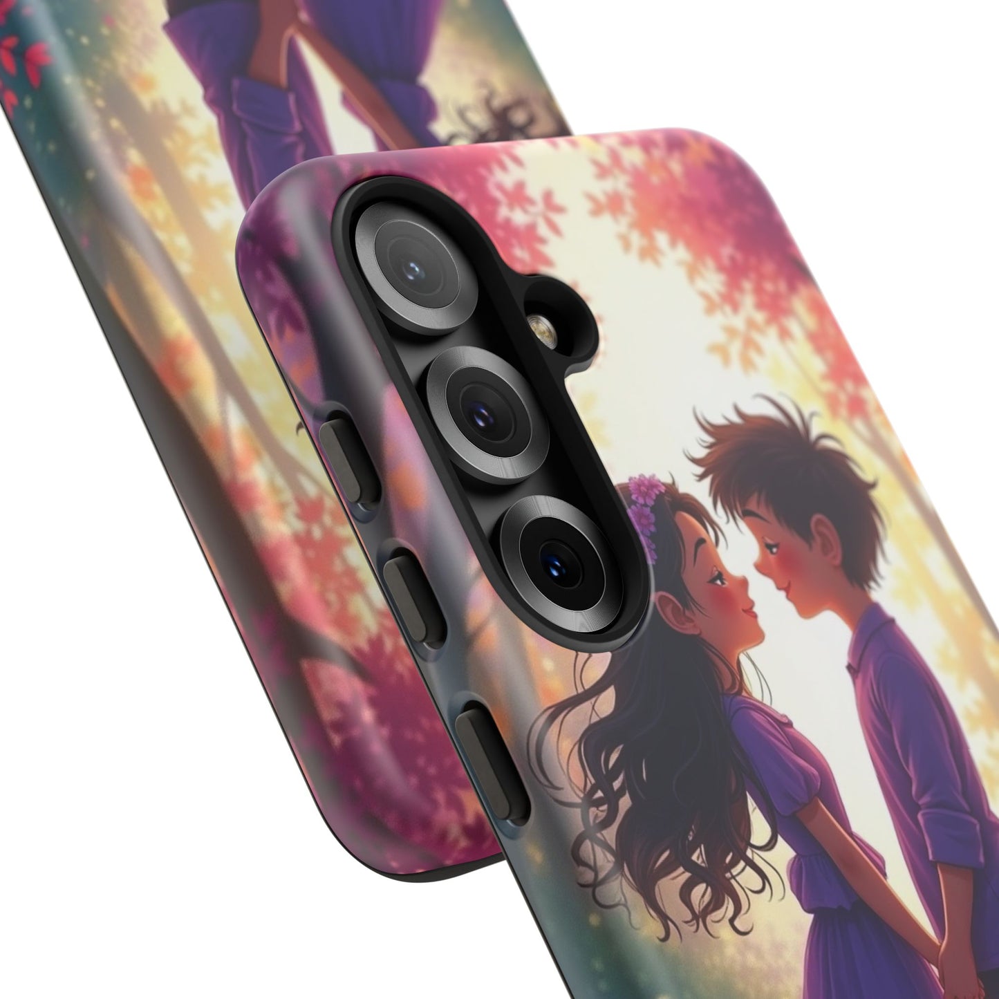 Romantic Phone Case - Cute Couple in Nature Design