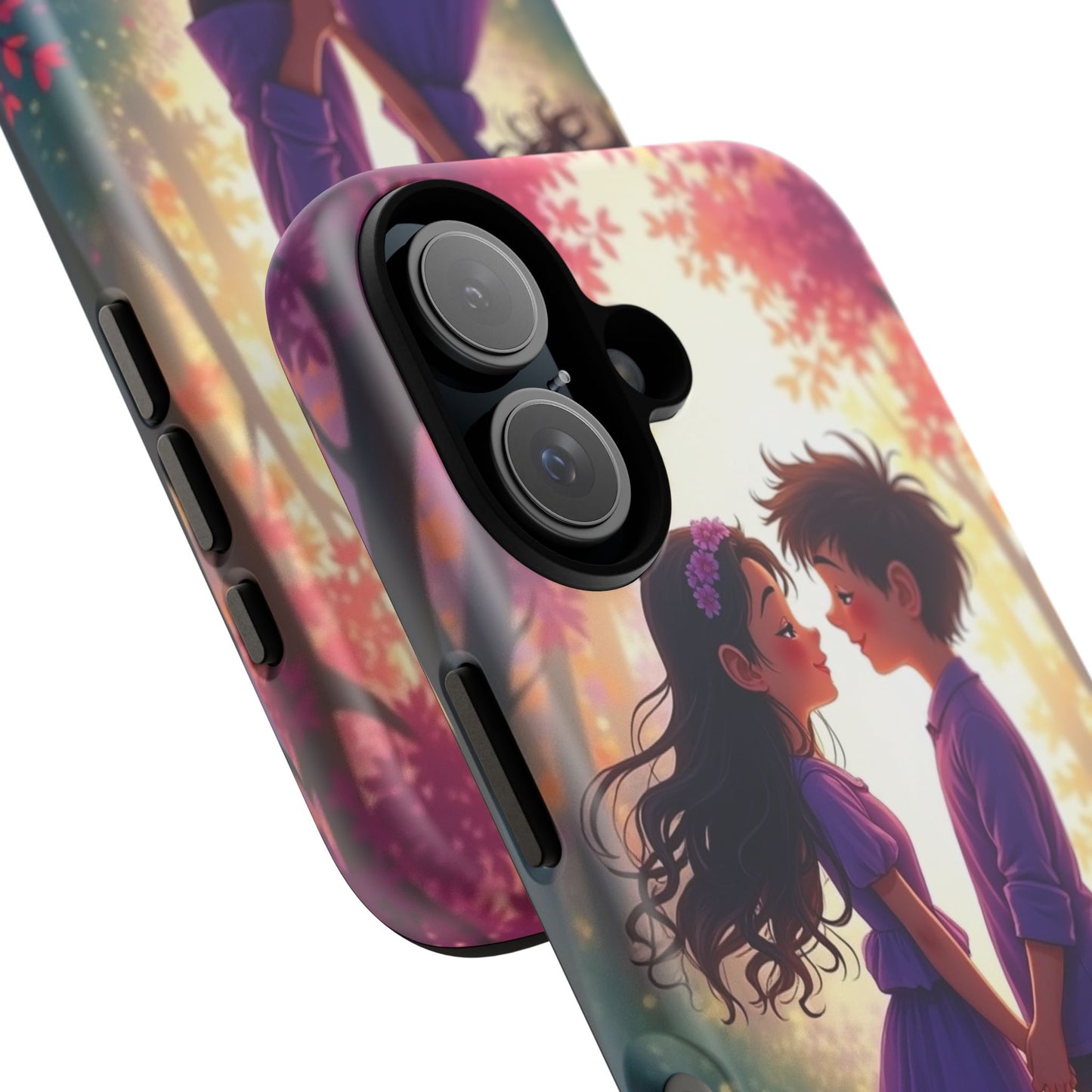 Romantic Phone Case - Cute Couple in Nature Design