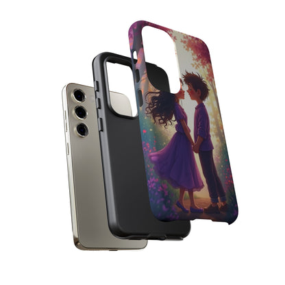 Romantic Phone Case - Cute Couple in Nature Design