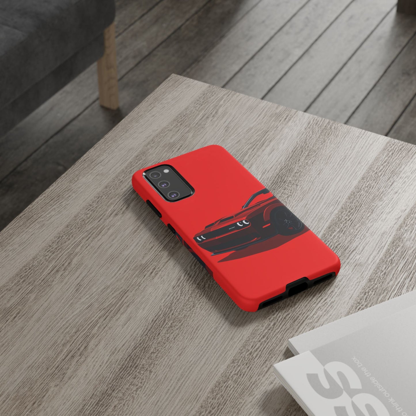 Stylish Car Phone Case – Tough Cases with Red Sports Car Design