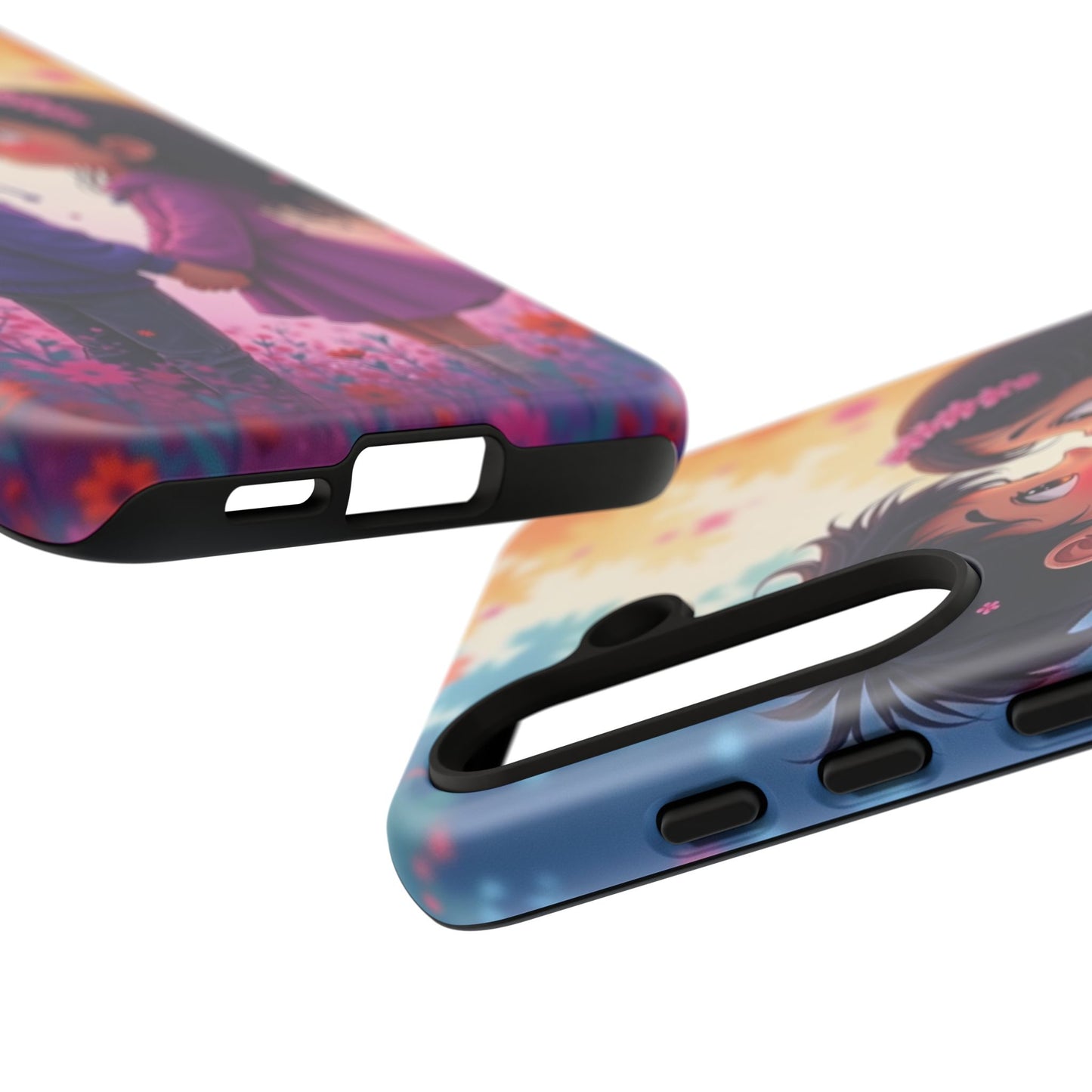 Cute Couple Phone Case - Tough Cases with Romantic Design for Kids and Teens