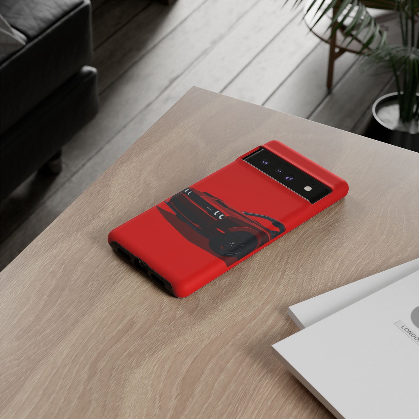 Stylish Car Phone Case – Tough Cases with Red Sports Car Design
