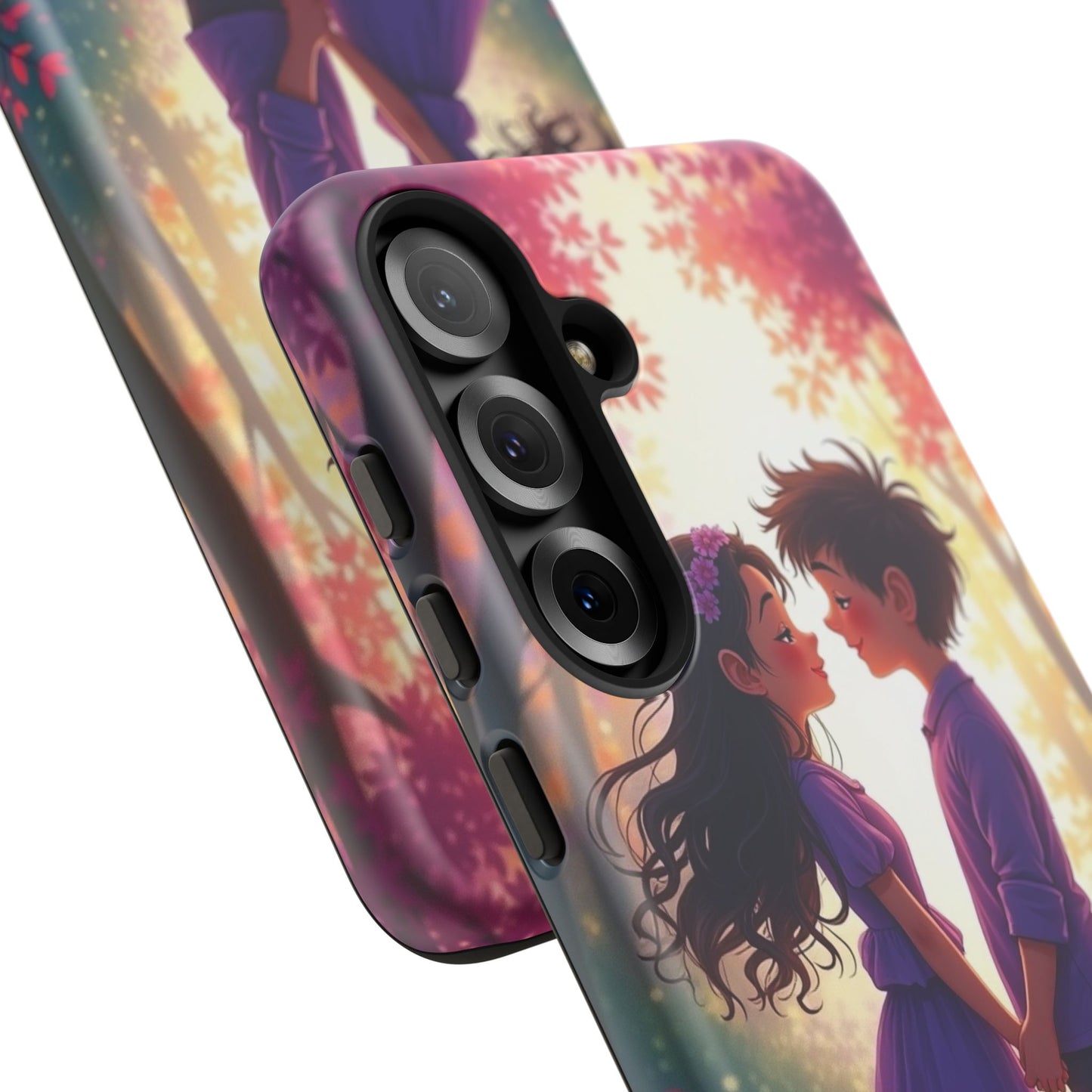 Romantic Phone Case - Cute Couple in Nature Design