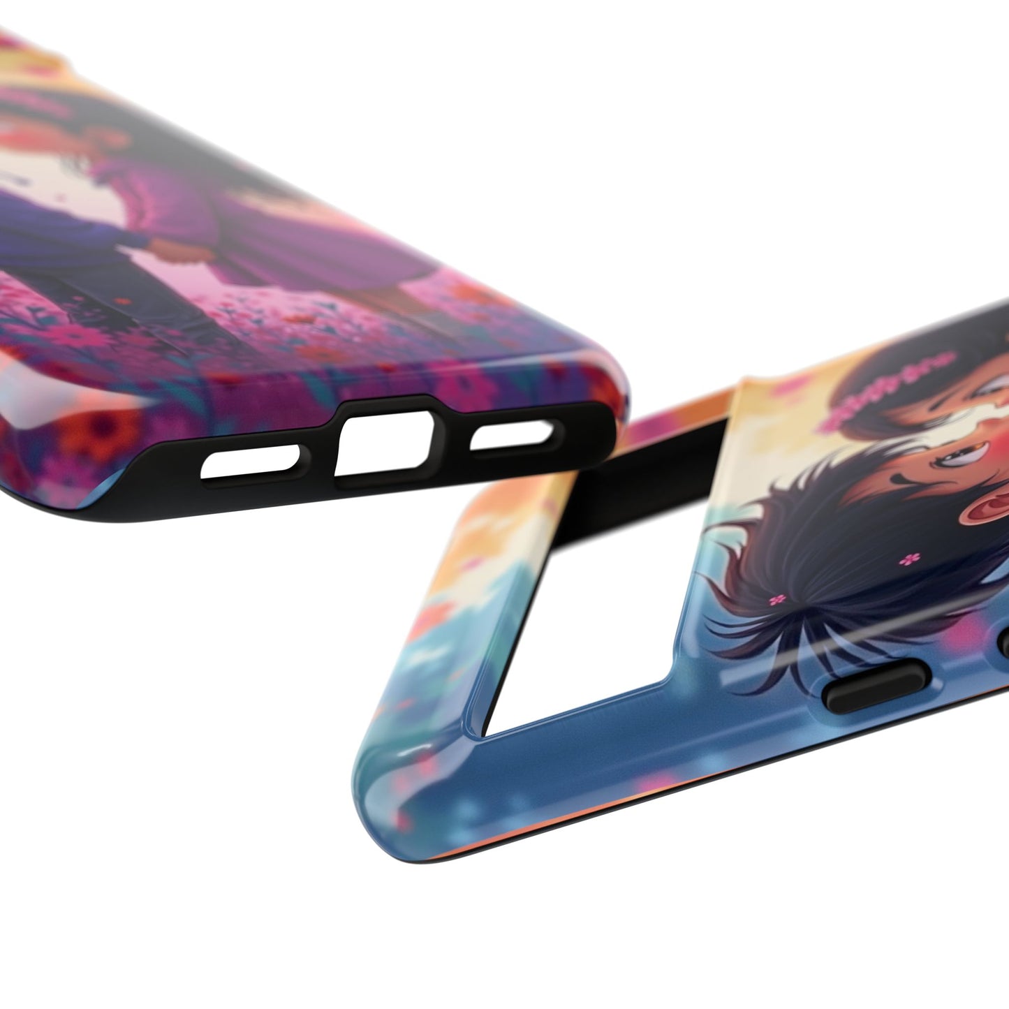 Cute Couple Phone Case - Tough Cases with Romantic Design for Kids and Teens