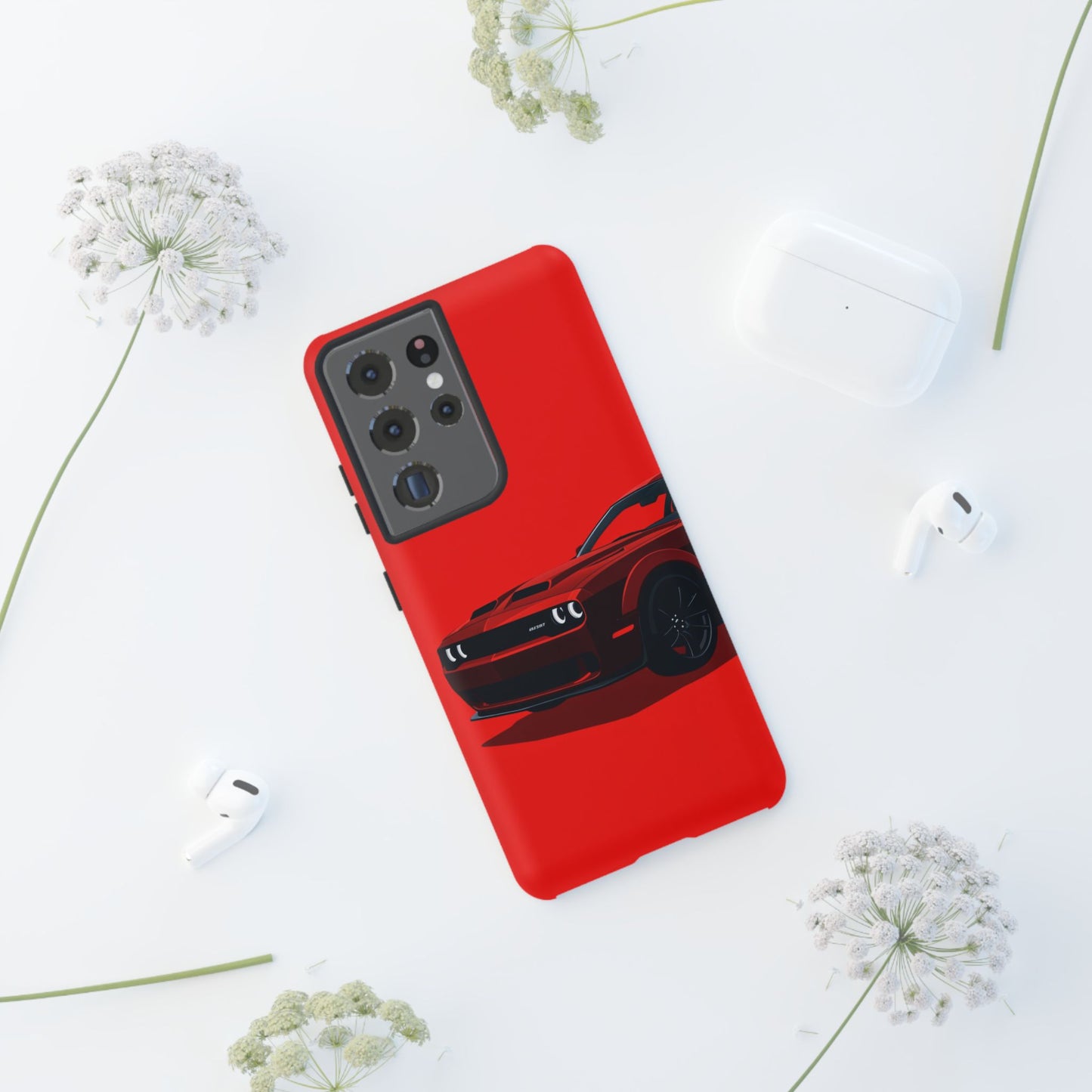 Stylish Car Phone Case – Tough Cases with Red Sports Car Design