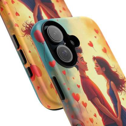 Romantic Phone Case with Heart Design for Couples