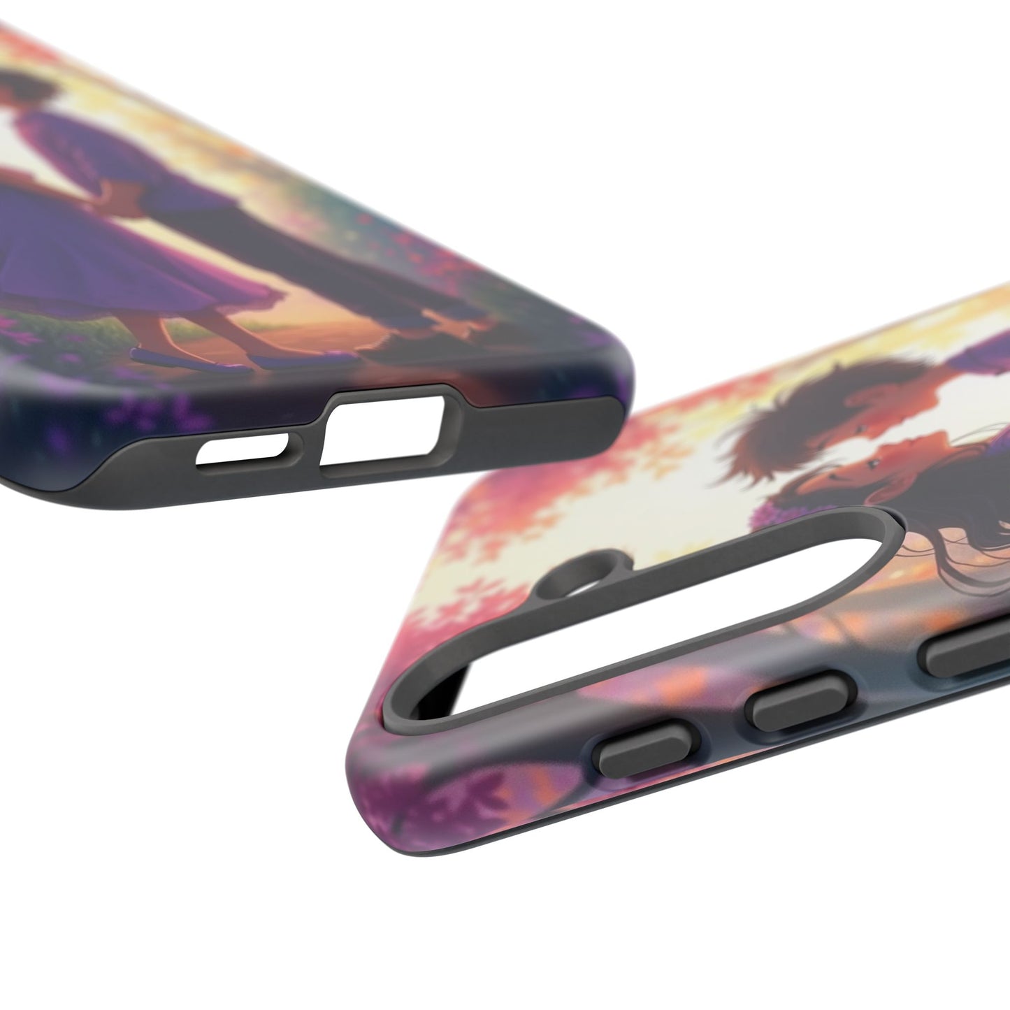 Romantic Phone Case - Cute Couple in Nature Design