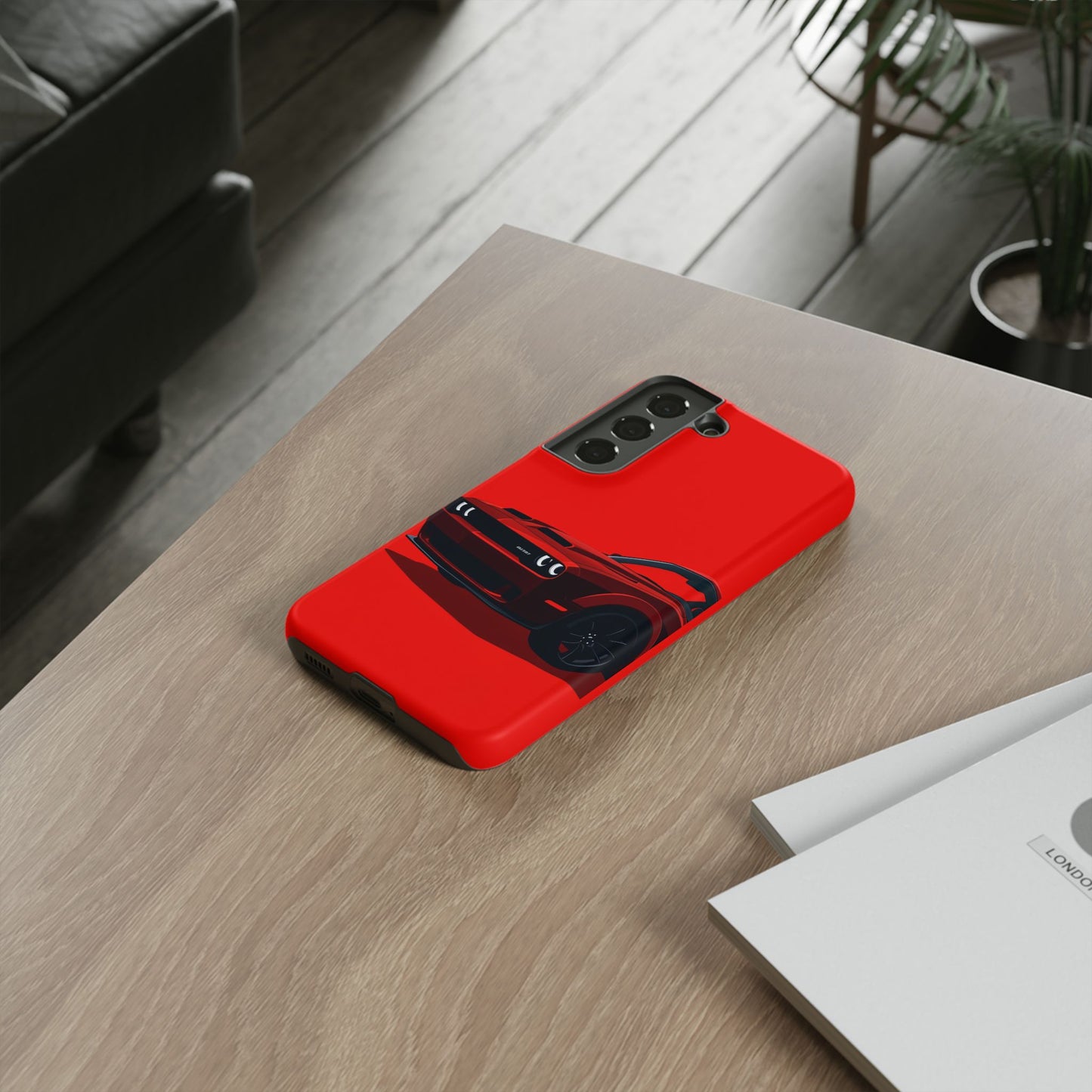 Stylish Car Phone Case – Tough Cases with Red Sports Car Design