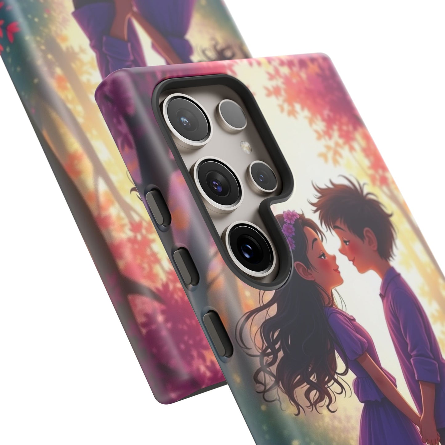 Romantic Phone Case - Cute Couple in Nature Design