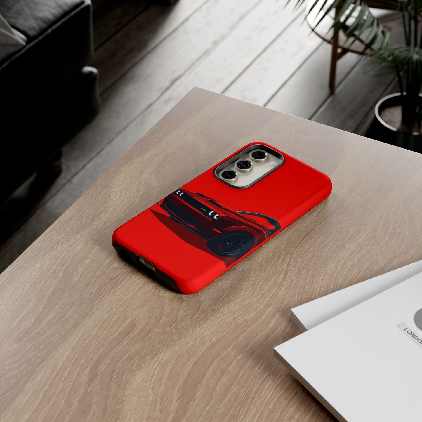 Stylish Car Phone Case – Tough Cases with Red Sports Car Design