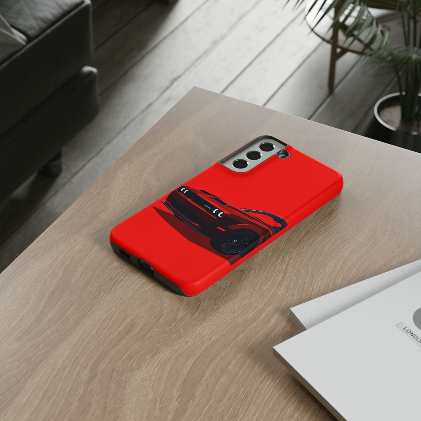 Stylish Car Phone Case – Tough Cases with Red Sports Car Design