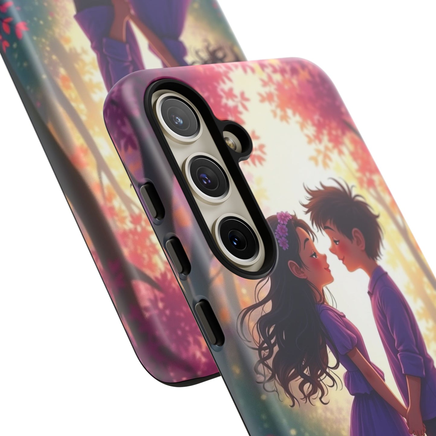 Romantic Phone Case - Cute Couple in Nature Design