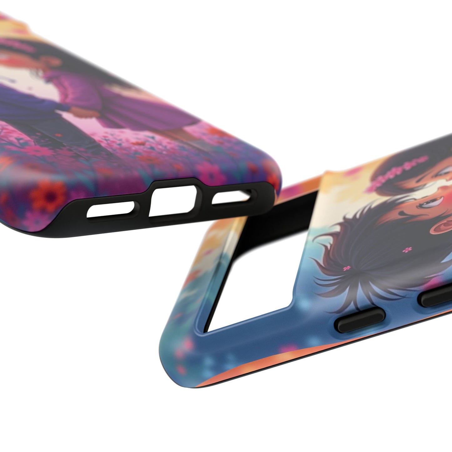 Cute Couple Phone Case - Tough Cases with Romantic Design for Kids and Teens