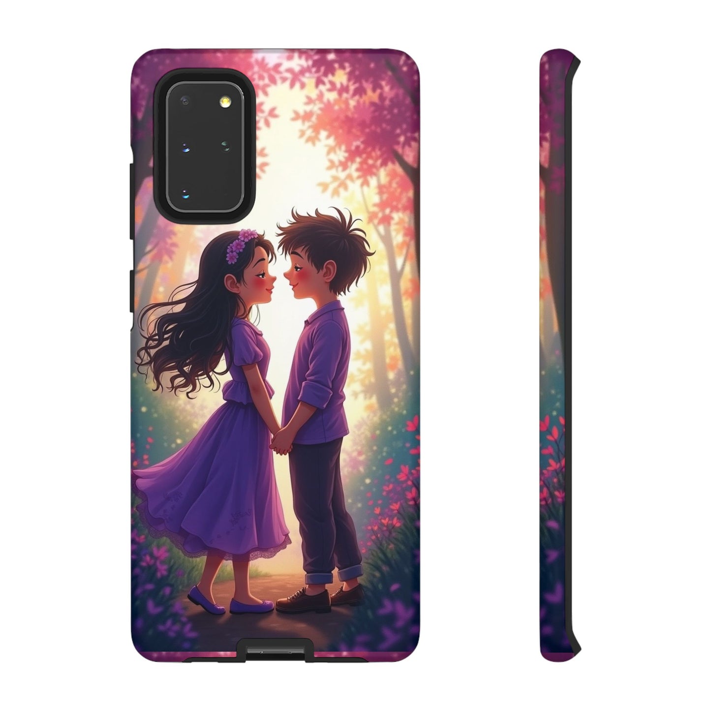 Romantic Phone Case - Cute Couple in Nature Design