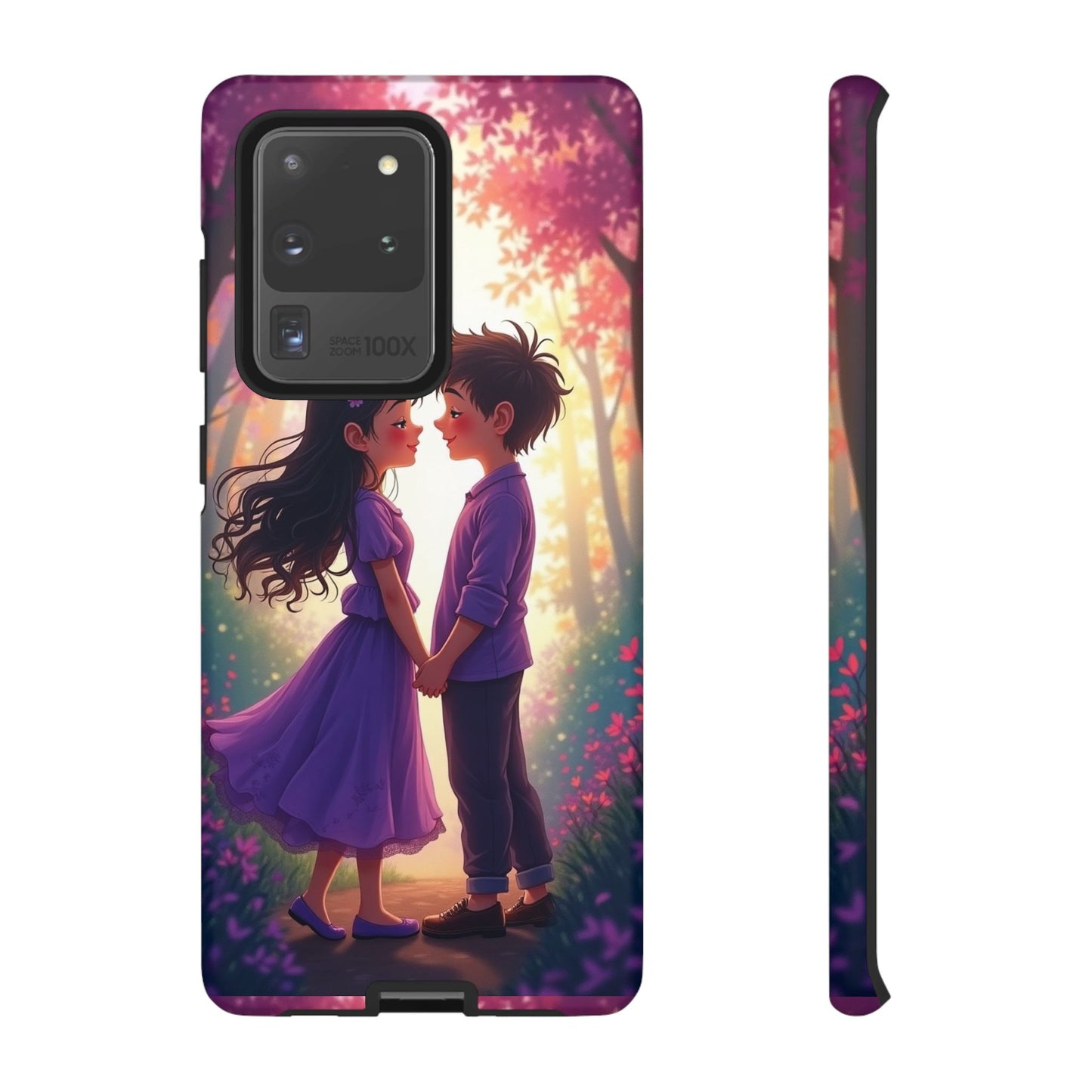 Romantic Phone Case - Cute Couple in Nature Design