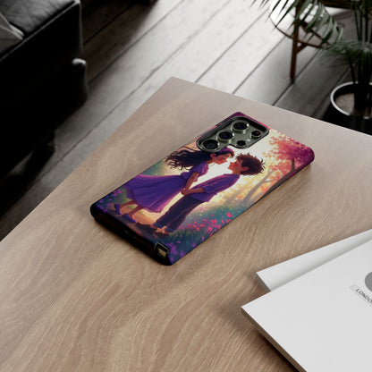 Romantic Phone Case - Cute Couple in Nature Design