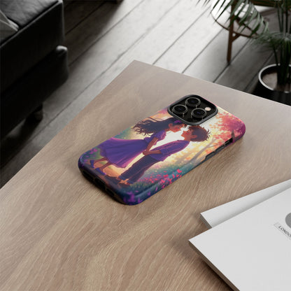 Romantic Phone Case - Cute Couple in Nature Design