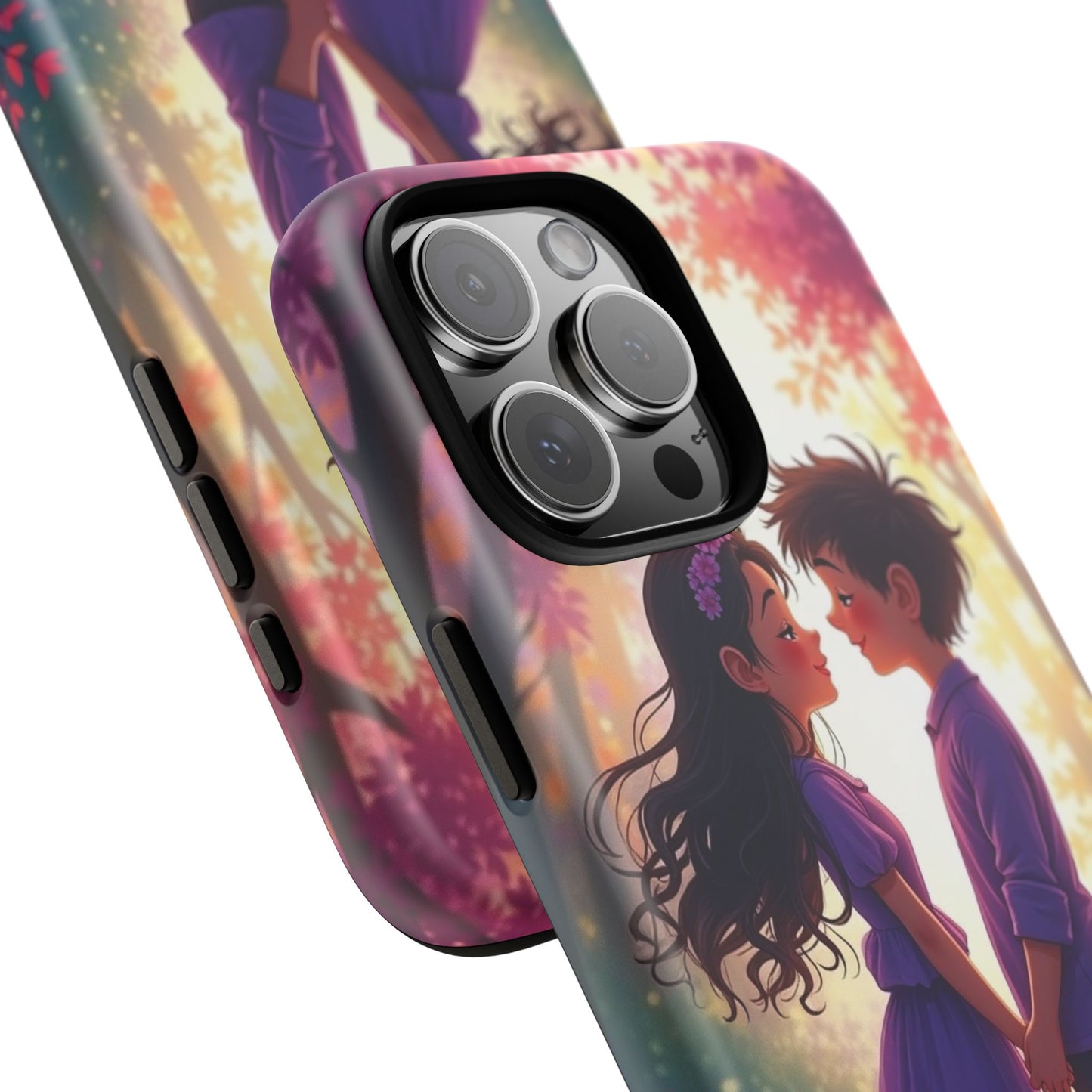 Romantic Phone Case - Cute Couple in Nature Design