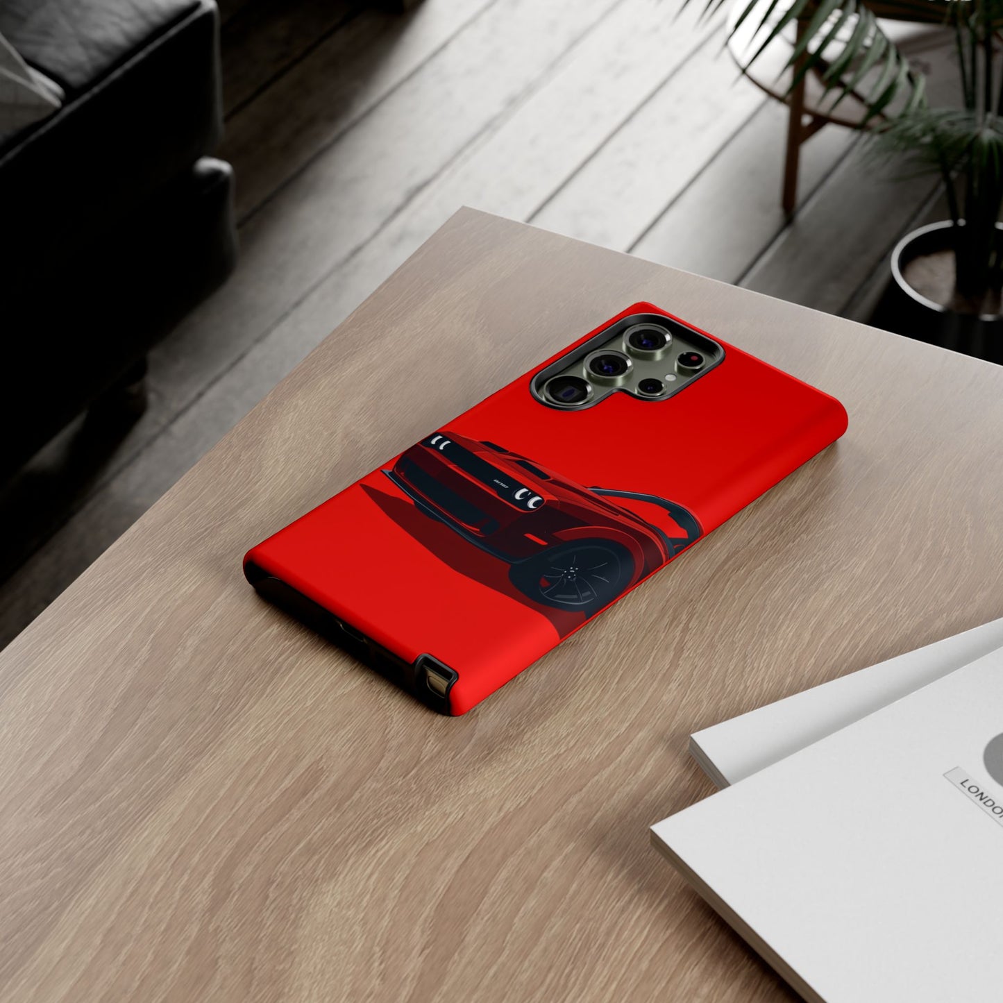 Stylish Car Phone Case – Tough Cases with Red Sports Car Design