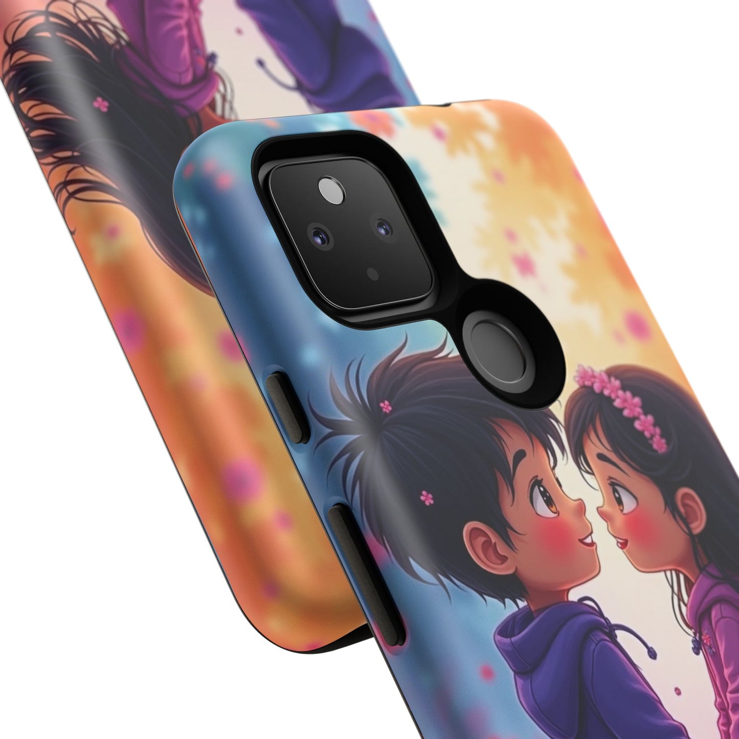 Cute Couple Phone Case - Tough Cases with Romantic Design for Kids and Teens