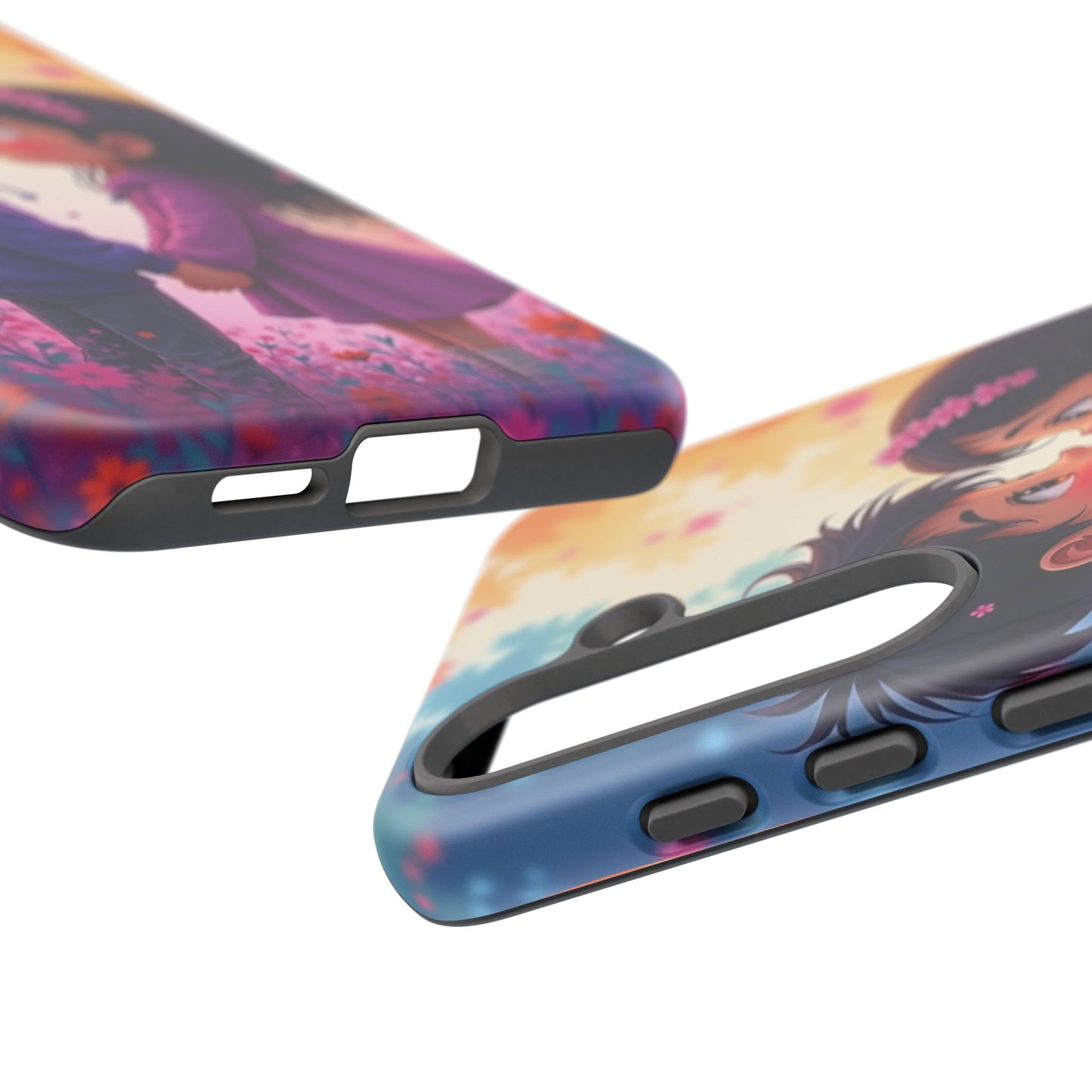 Cute Couple Phone Case - Tough Cases with Romantic Design for Kids and Teens