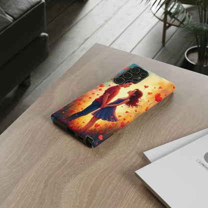 Romantic Phone Case with Heart Design for Couples