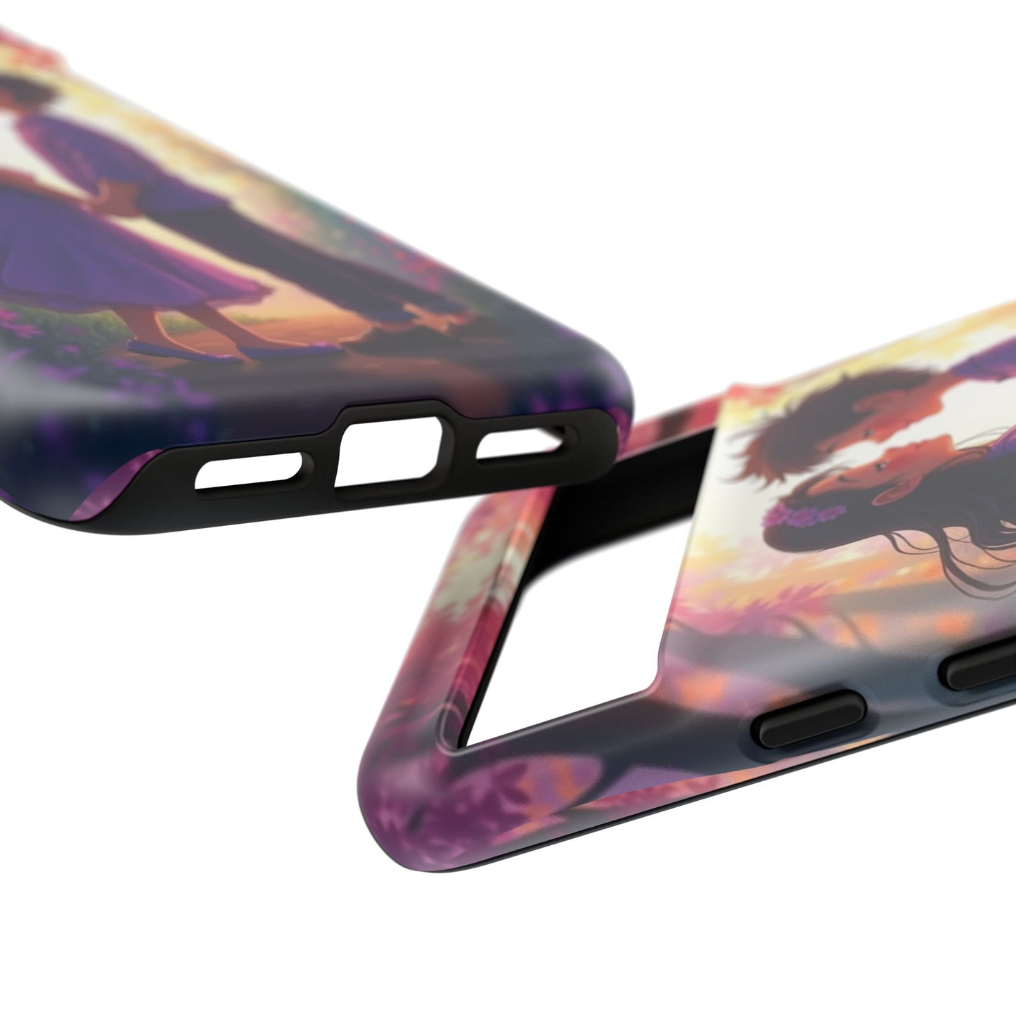 Romantic Phone Case - Cute Couple in Nature Design