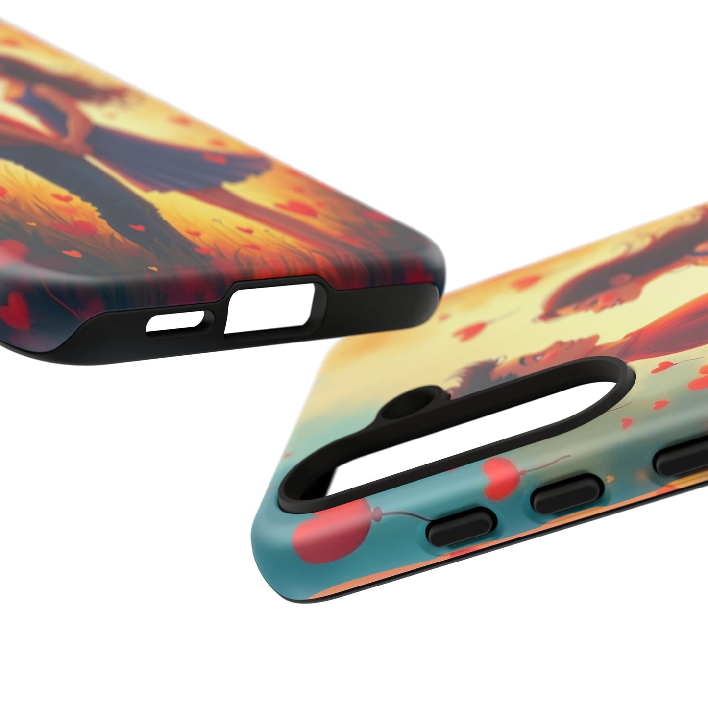 Romantic Phone Case with Heart Design for Couples