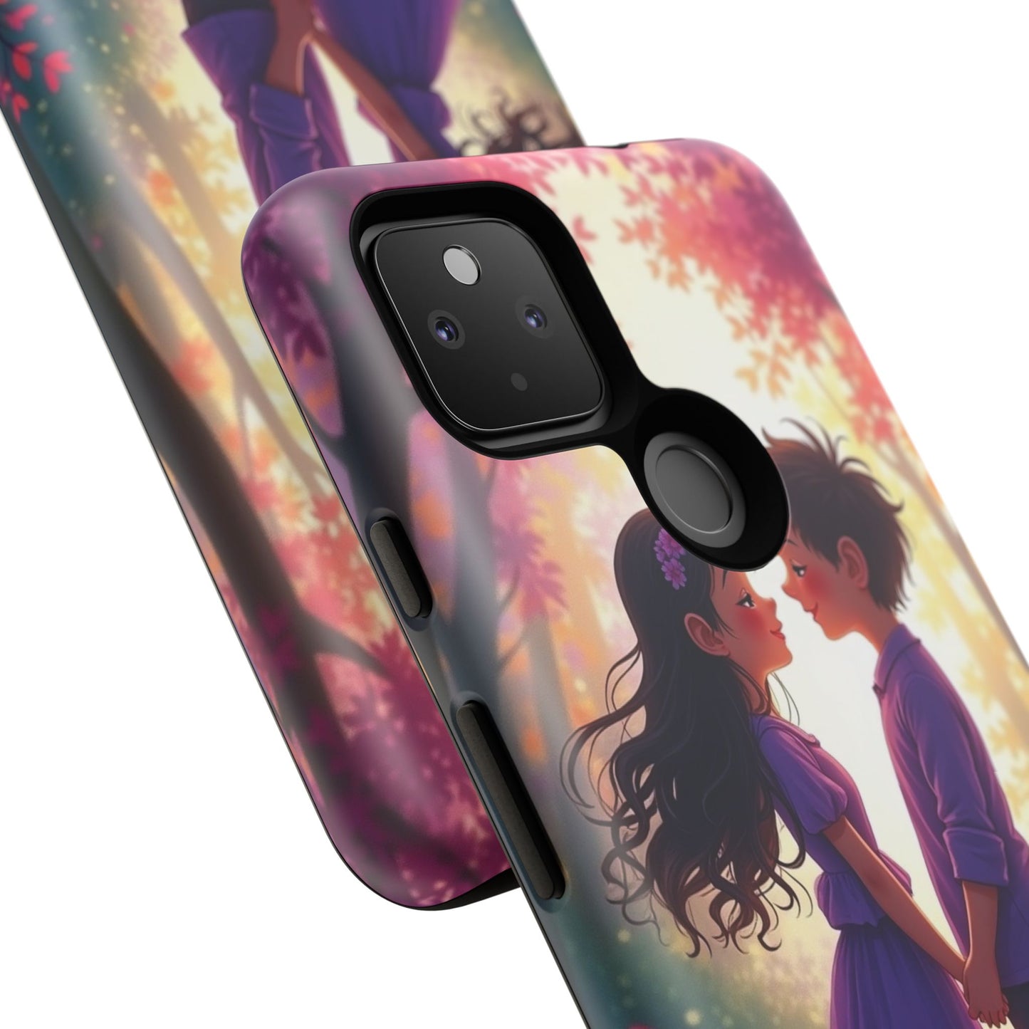 Romantic Phone Case - Cute Couple in Nature Design