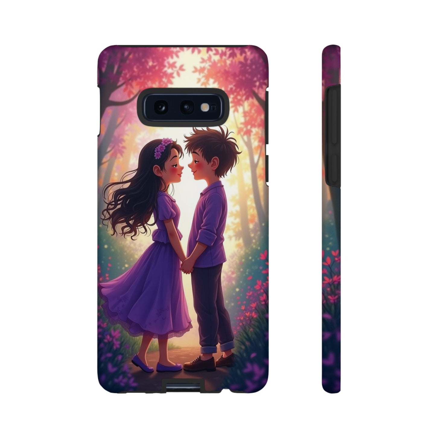 Romantic Phone Case - Cute Couple in Nature Design