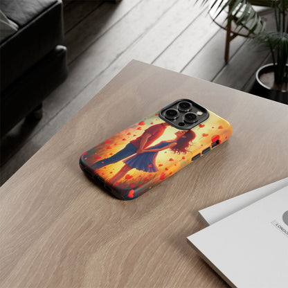 Romantic Phone Case with Heart Design for Couples