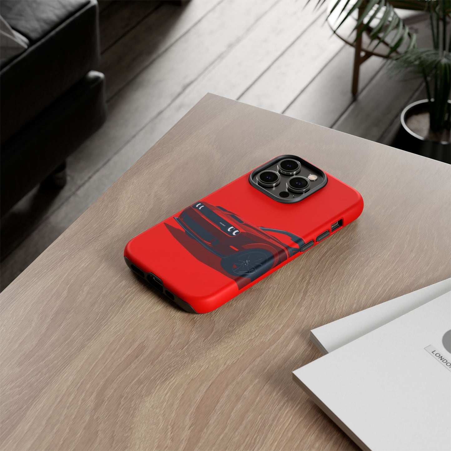 Stylish Car Phone Case – Tough Cases with Red Sports Car Design