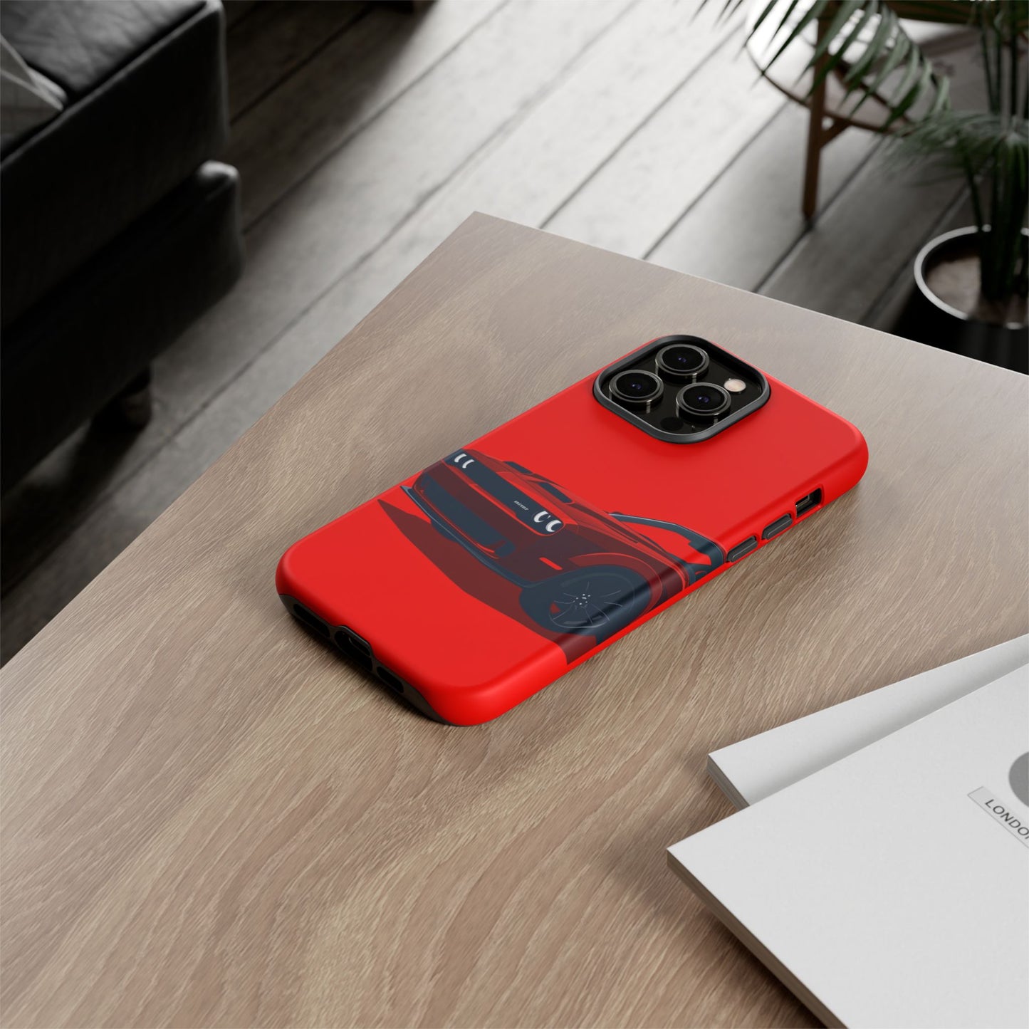 Stylish Car Phone Case – Tough Cases with Red Sports Car Design