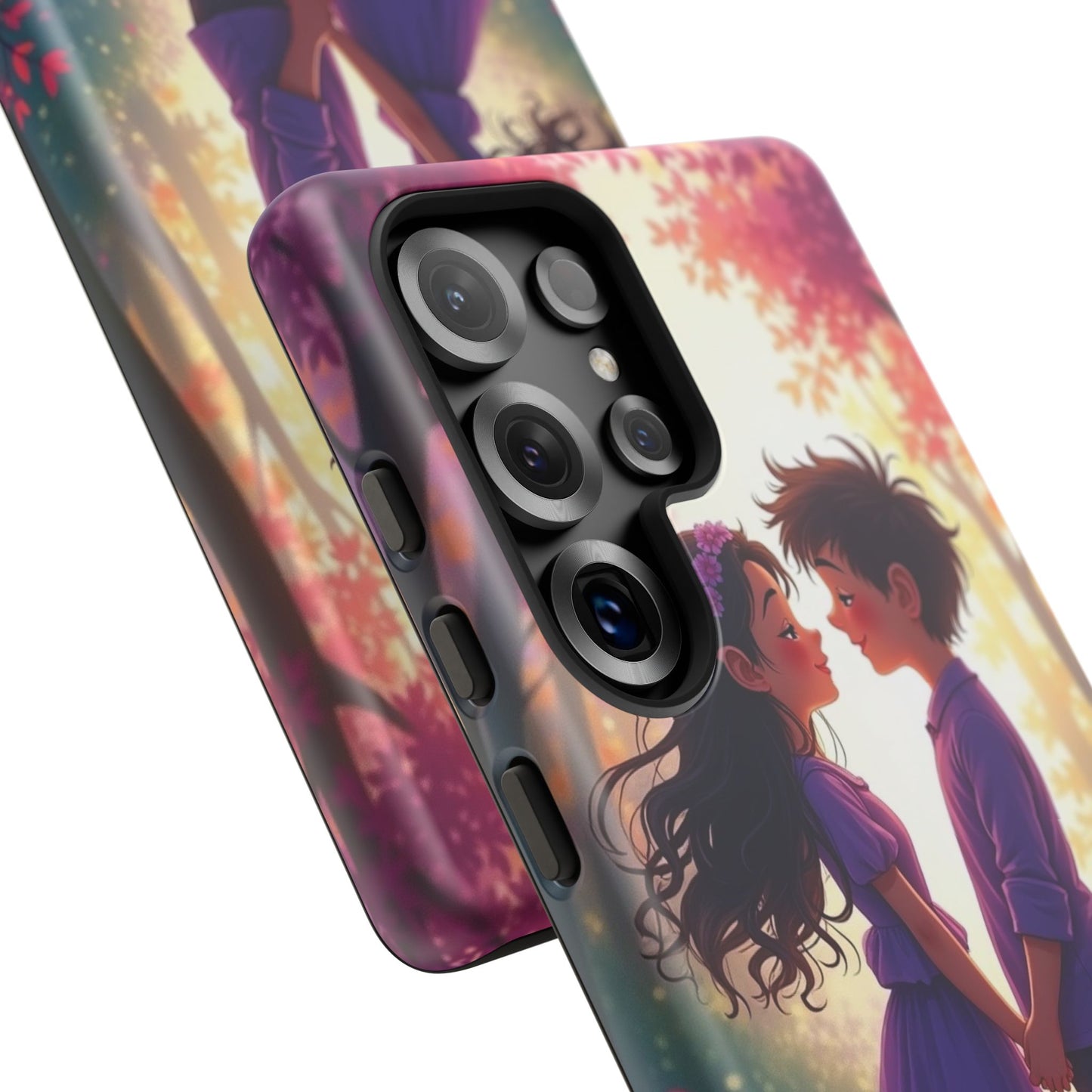 Romantic Phone Case - Cute Couple in Nature Design