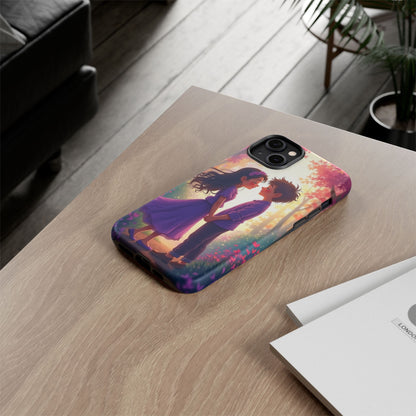 Romantic Phone Case - Cute Couple in Nature Design