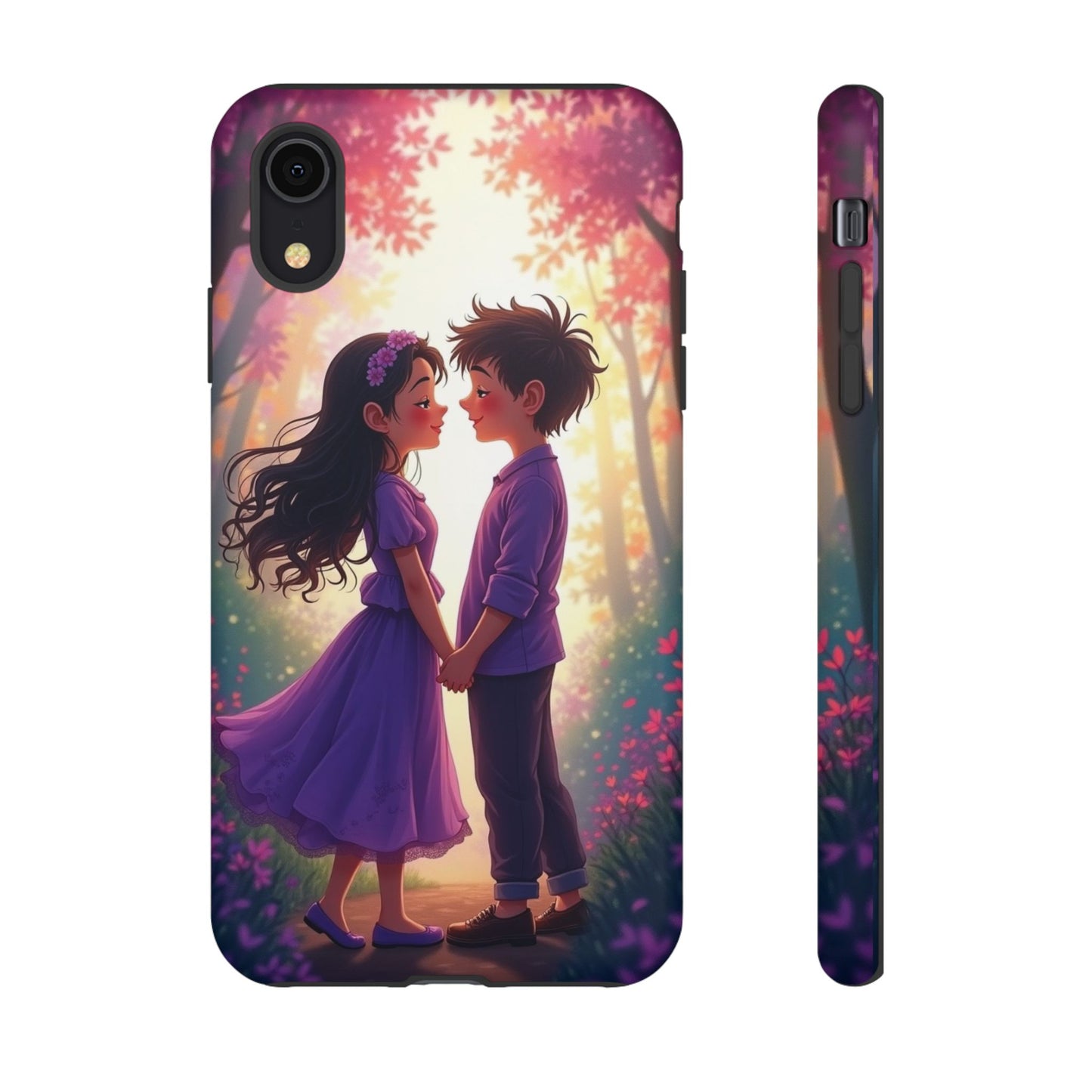 Romantic Phone Case - Cute Couple in Nature Design