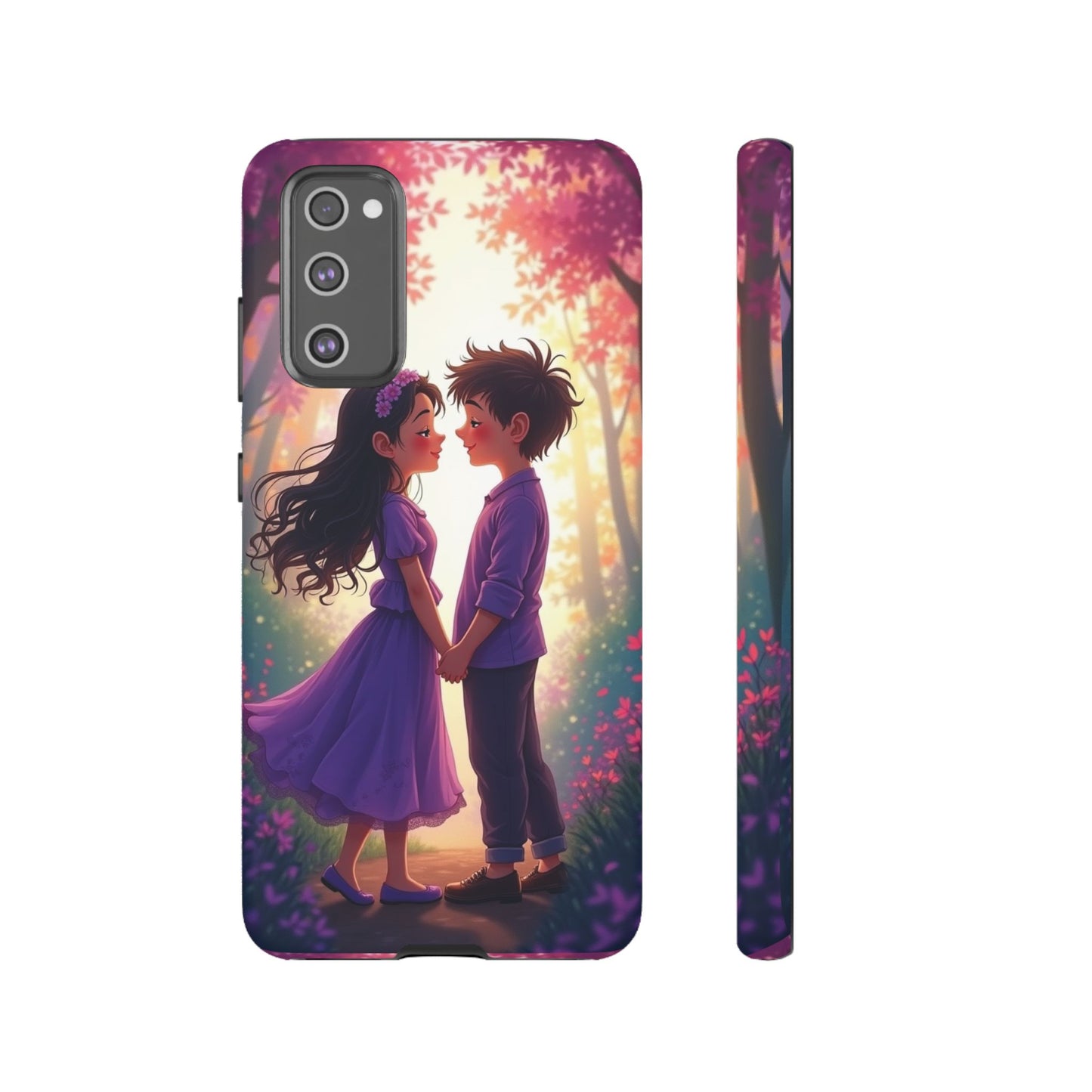 Romantic Phone Case - Cute Couple in Nature Design