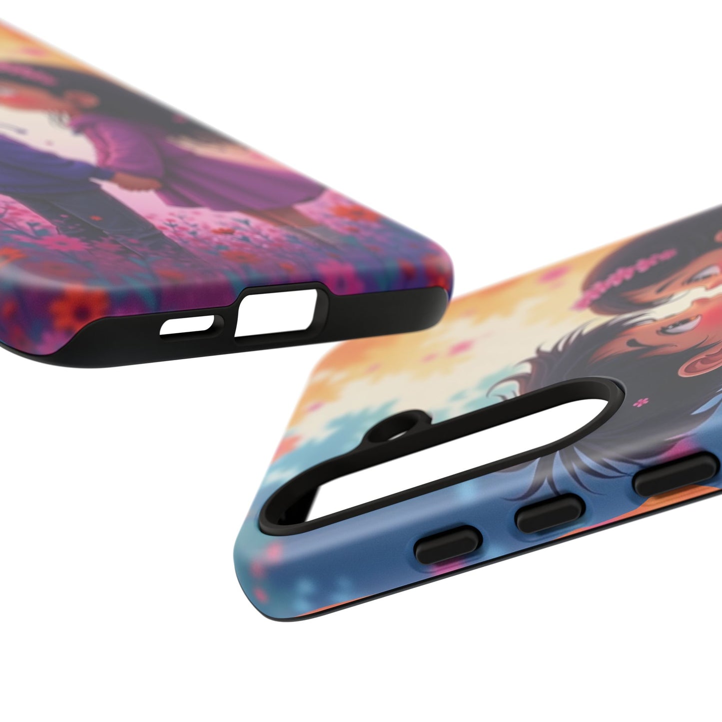 Cute Couple Phone Case - Tough Cases with Romantic Design for Kids and Teens