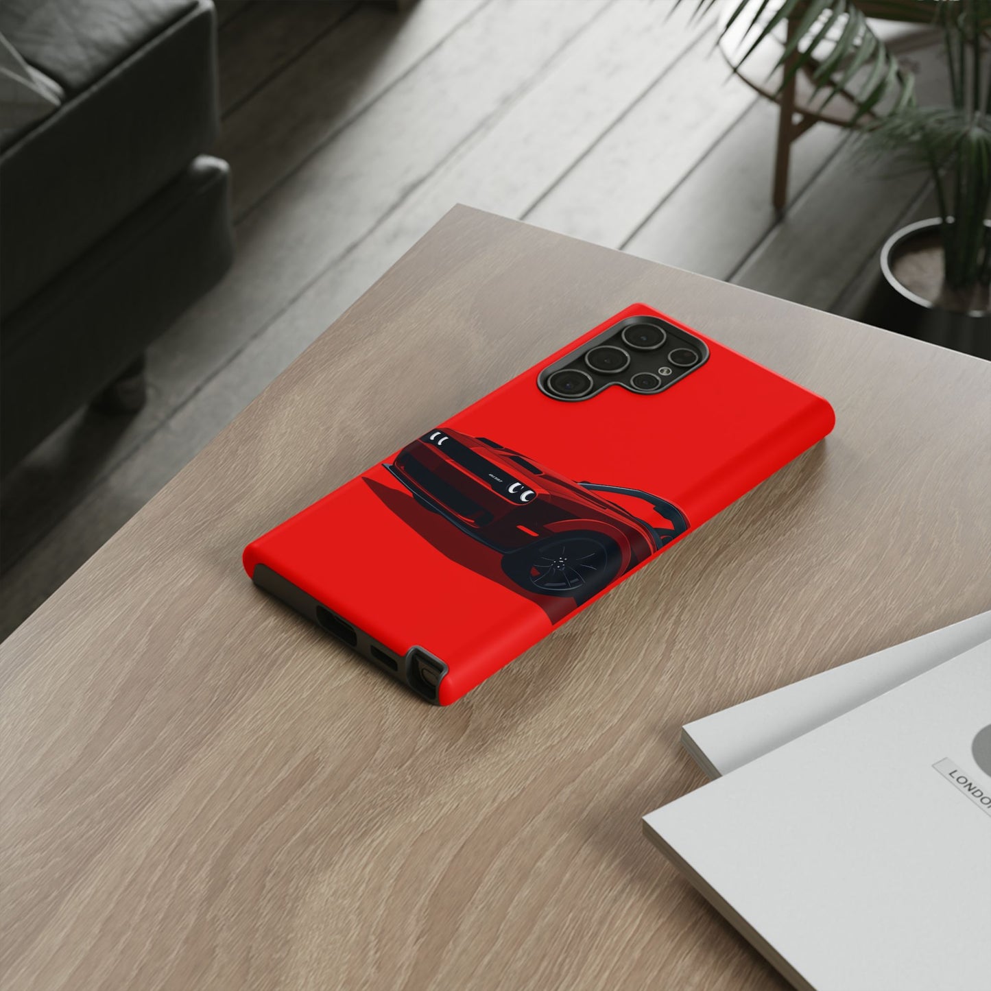 Stylish Car Phone Case – Tough Cases with Red Sports Car Design