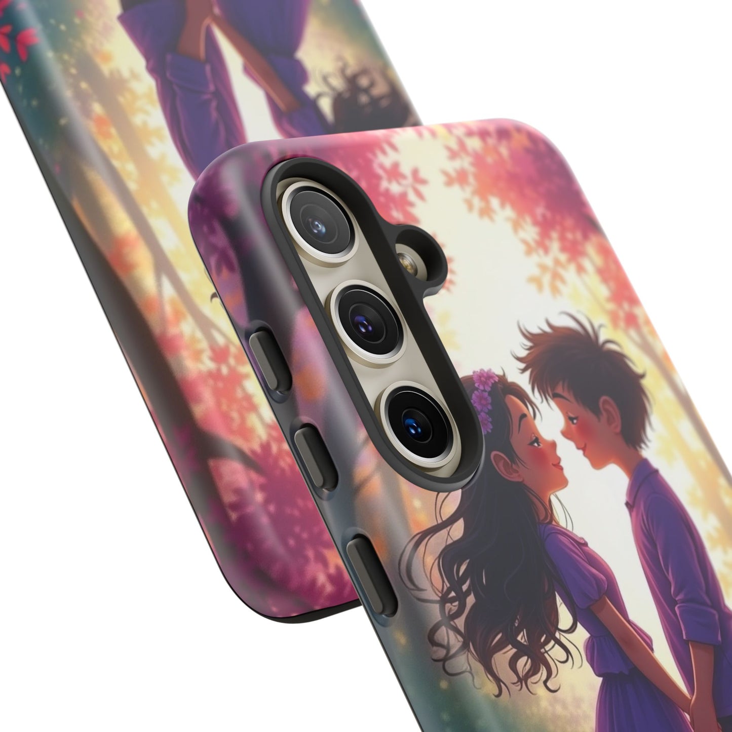 Romantic Phone Case - Cute Couple in Nature Design