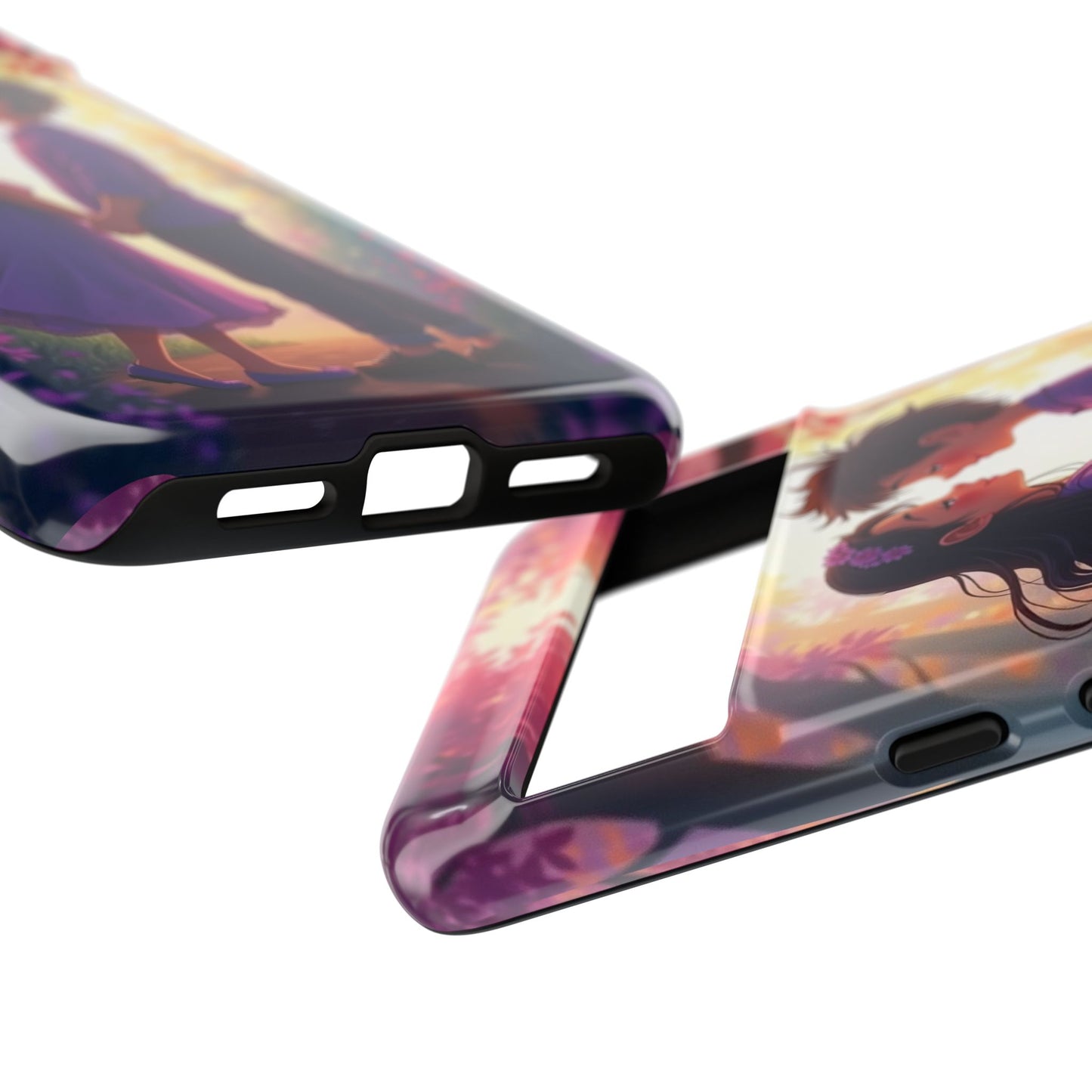 Romantic Phone Case - Cute Couple in Nature Design