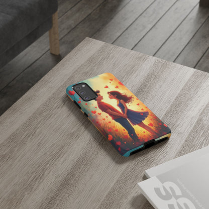 Romantic Phone Case with Heart Design for Couples