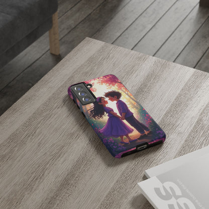 Romantic Phone Case - Cute Couple in Nature Design