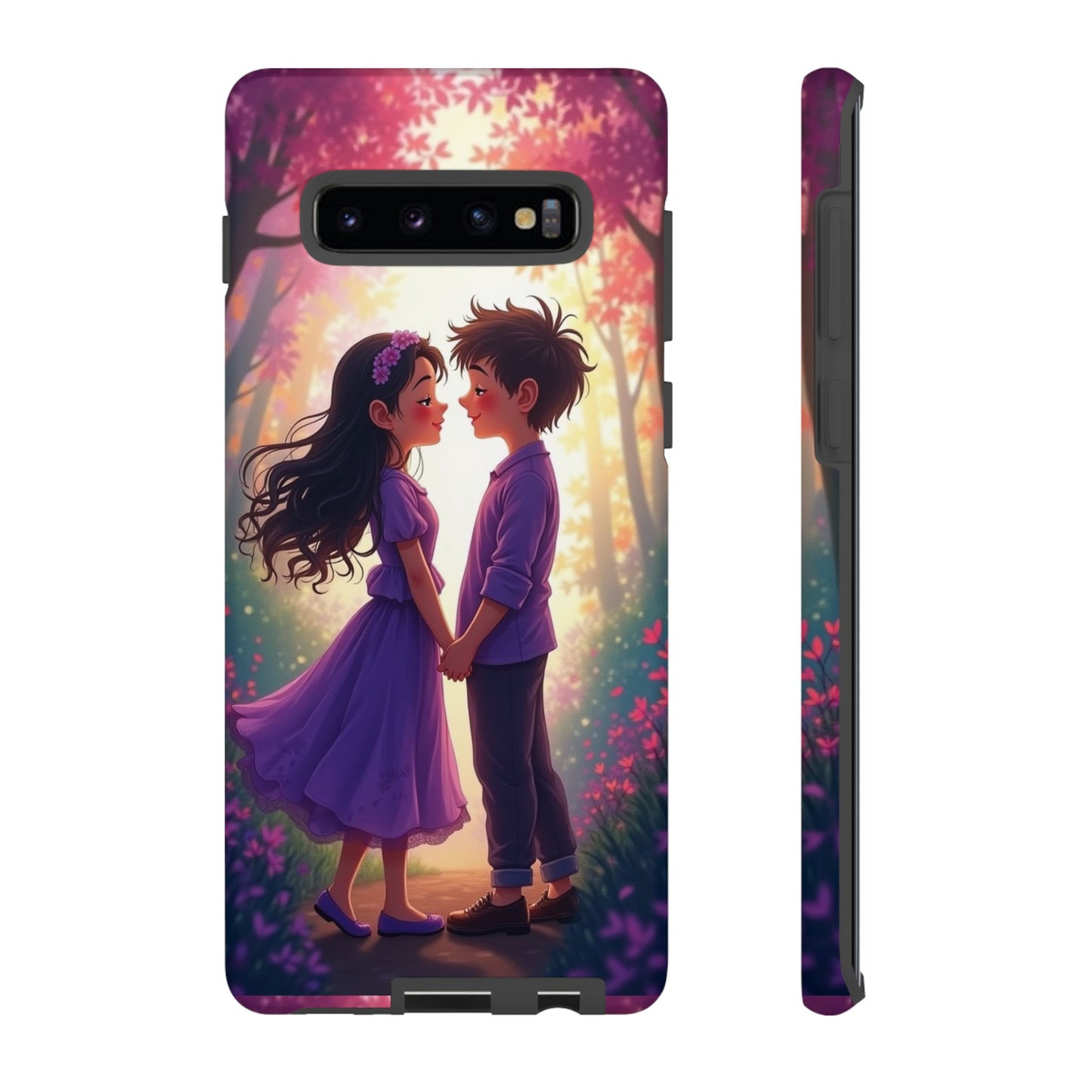 Romantic Phone Case - Cute Couple in Nature Design