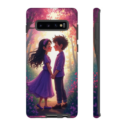 Romantic Phone Case - Cute Couple in Nature Design