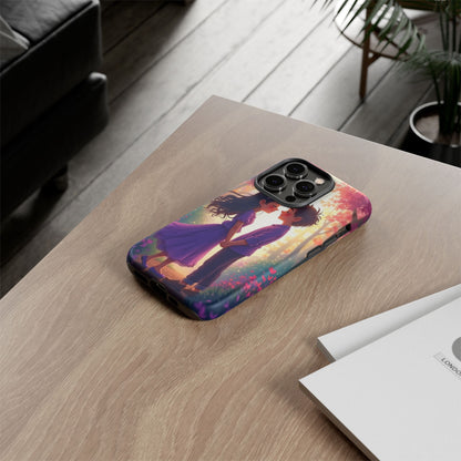 Romantic Phone Case - Cute Couple in Nature Design