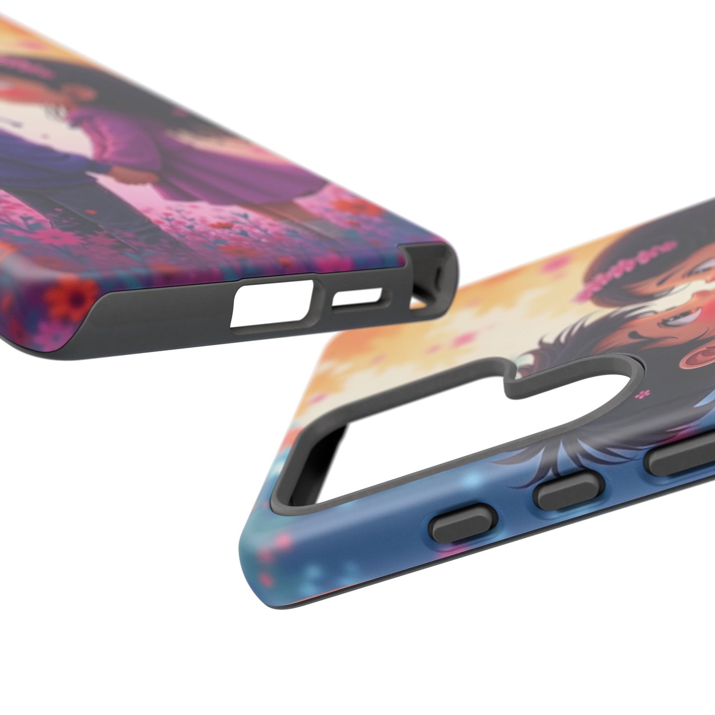 Cute Couple Phone Case - Tough Cases with Romantic Design for Kids and Teens