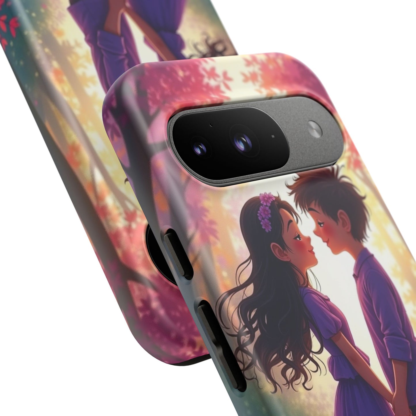 Romantic Phone Case - Cute Couple in Nature Design